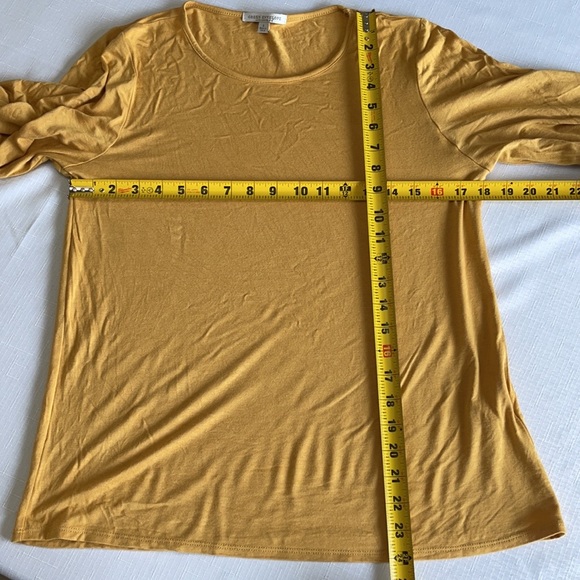 Green Envelope boho gold top L - Picture 11 of 12